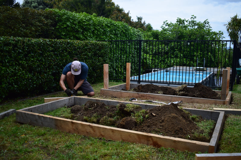 Timber bed construction detail